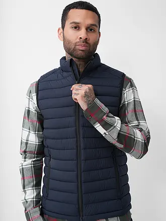 ECOALF | Steppgilet CARDIFF | dunkelblau